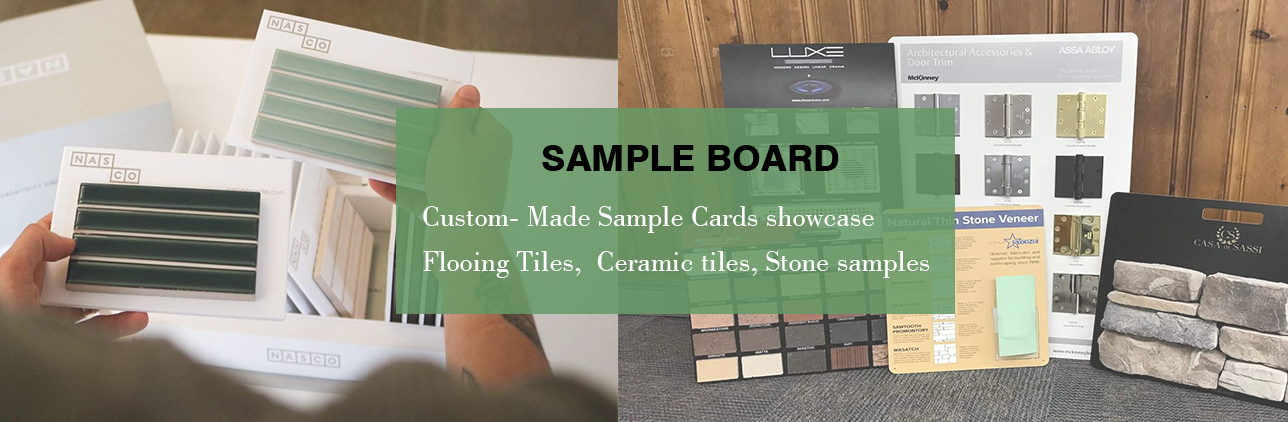 tile sample card sample boards