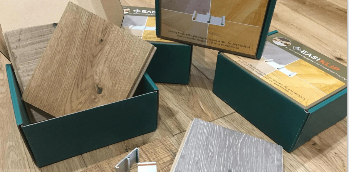 wood flooring sample box