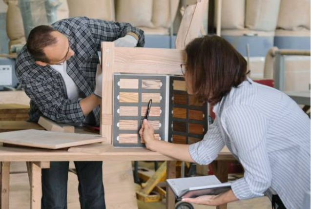 wood samples for designer