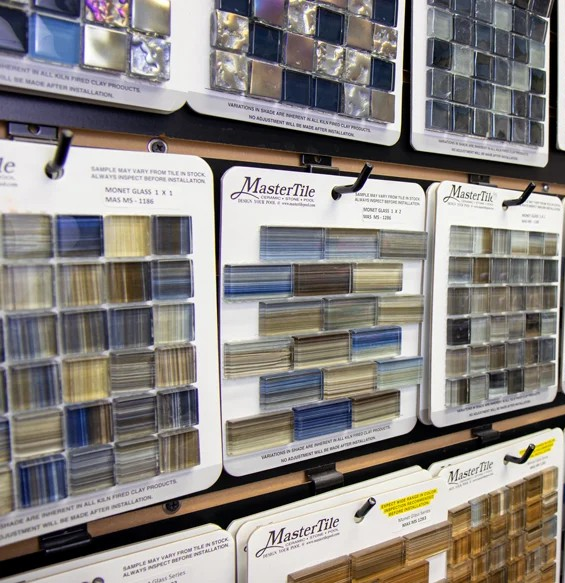 mosaic tile swatch cards