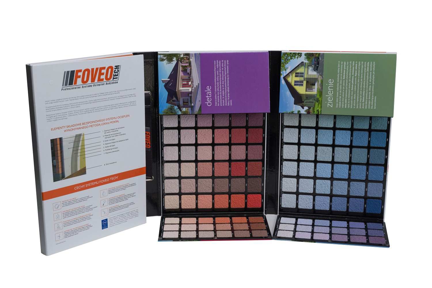Product colour sample displays solutions