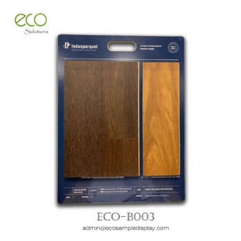 Wood flooring sample boards