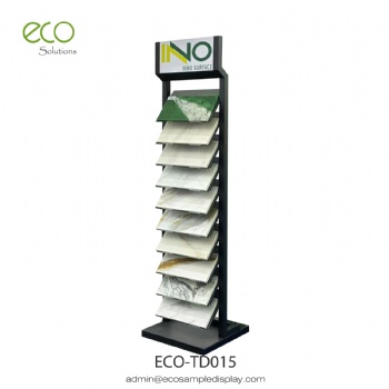 Quartz Stone Sample Display Tower