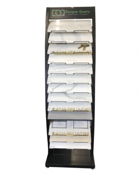 granite marble quartz stone sample display rack