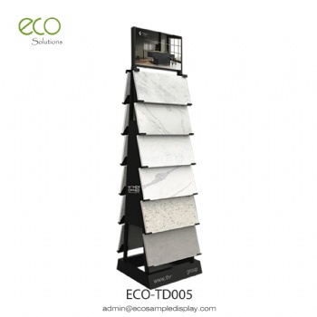 quartz stone tower sample display