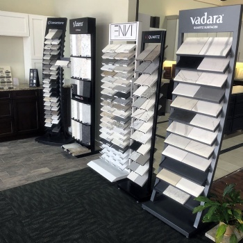 Quartz Stone Sample Display Tower