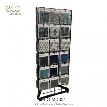 Tile Showroom display Mosaic sample Display rack with wheels