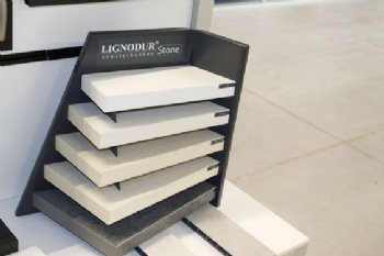 quartz stone counter display