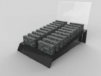 Counter Top  quartz stone sample display