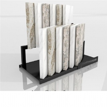 quartz stone table top display stand