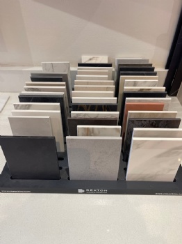 Stone tile display stand