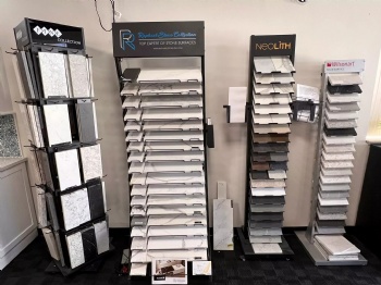 tile sample display tower