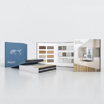 Sample binder for kitchen and bath tile